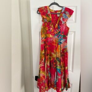 Farm Rio Midi Dress Size Small